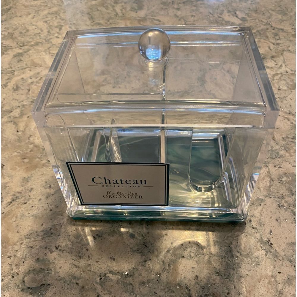 Chateau Multi Use Acrylic Bathroom Counter Organizer